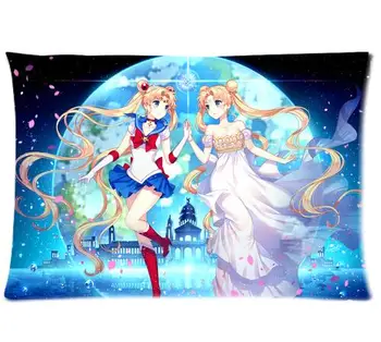 

Anime Bishoujo Senshi Sailor Moon Throw Pillowcase Magical Girl Pillow Sham Serena Tsukino & Mina Aino Twin sides Cushion Cover