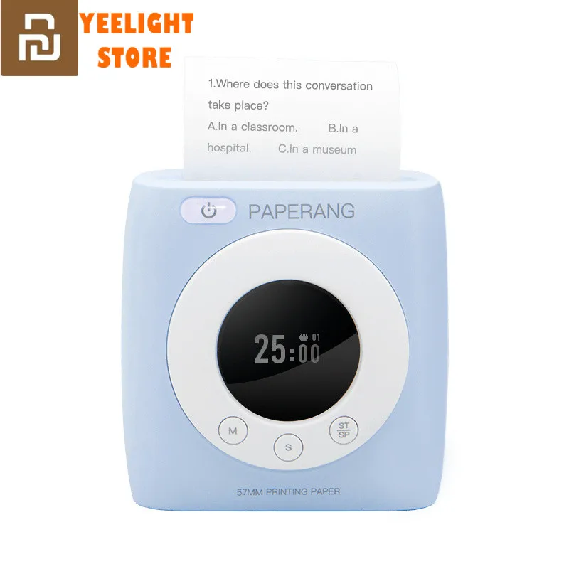 Mijia PAPERANG P2S Pocket Printer Portable Bluetooth 4.0 300dpi Thermal Photo Phone Wireless Connection Mini Printers | Обустройство
