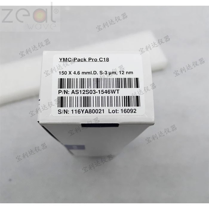 

For YMC-PACK PRO C18 Liquid Chromatography column, article number: AS12S03-1546WT
