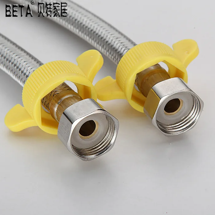 Beit Ware камера горшок шланг для воды 304 из нержавеющей стали плетеный шланг 4 точки гайка водонагреватель горячей и холодной водопроводные шланги