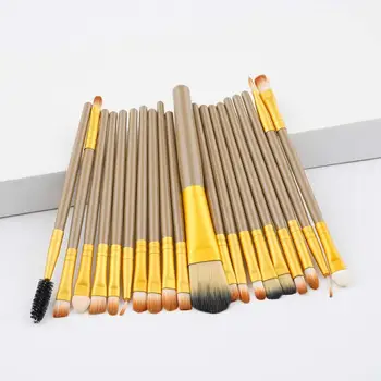 

20PCSMakeup Brushes Luxury Champagne For Foundation Powder Blush Eyeshadow Concealer Lip Eye Makeup Brush Cosmetics Beauty Tools