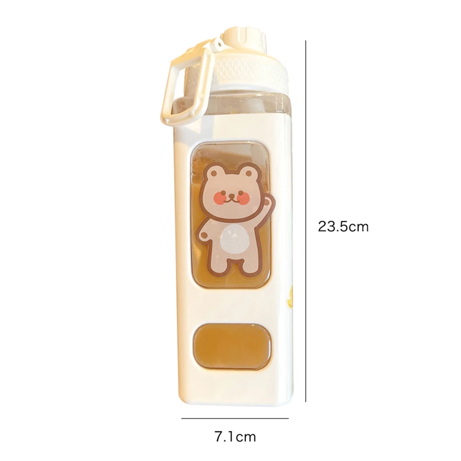 Kawaii Pastel Transparent Style Bottle - Limited Edition