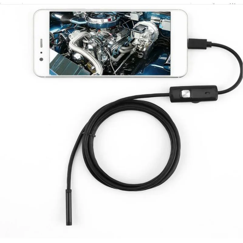 Эндоскоп 3 в 1 с камерой 7 мм USB эндоскоп Водонепроницаемый обнаружением детской