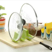 Многофункциональная Пластиковая кухонная волнистая форма держатель для кастрюли Крышка Для Сковороды Подставка для ложек ковш стеллаж для выкладки товара инструмент для приготовления пищи