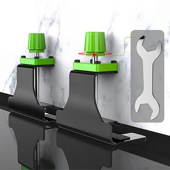 

Tile Adjustable Spacer Height Adjustable Positioner Leveler Manual Leveling Wall Tiles Tool