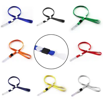 

Badge Neck Strap Durable Portable 10pcs 42cm Workplace Labels ID Name Lanyard Multicolor Identification Badges Key Rings