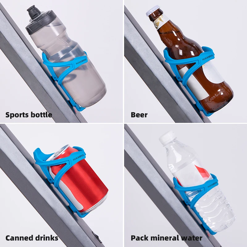 Bicycle Water Bottle Cage Bicycle Bottle Holder Water Bottle Holder ROCKBROS Bicycle Water Bottle Cage PC MTB Road Cycling Toughness Integrally Molded Bike Water Holder