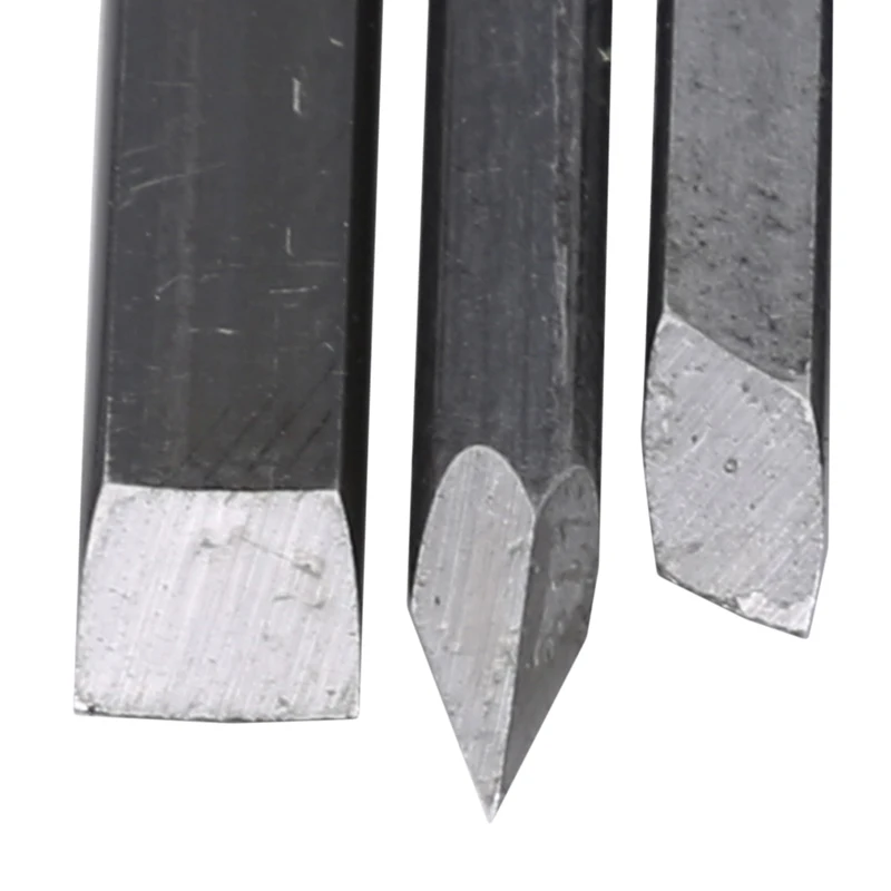 10Pcs High-carbon Steel Stone Carving Knife Engraving Knife Sculpture Stone Chisel Wood Carving Tools Set