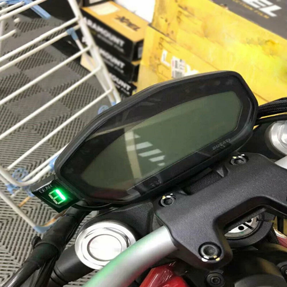 

For Hyper Motard Monster Motorcycle Gear Shifter Speed Display Indicator Speed Gear Display Indicator