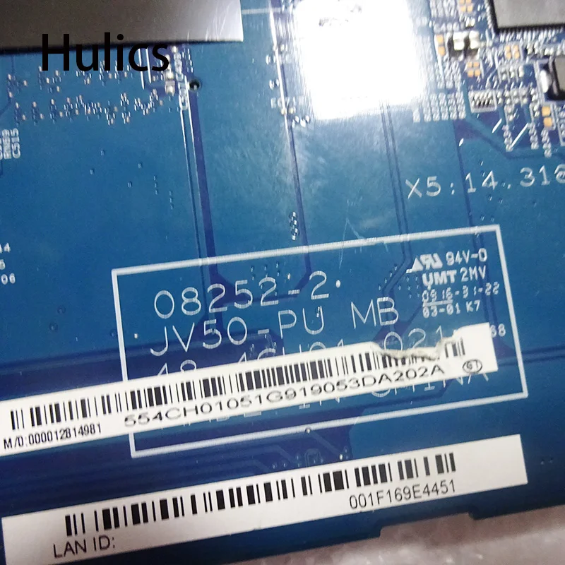Hulics 48.4CH01.021 для acer 5536 5536G материнская плата для ноутбуков портативных ПК JV50-PU 08252-2 JV50-PU MBP4201003 DDR2