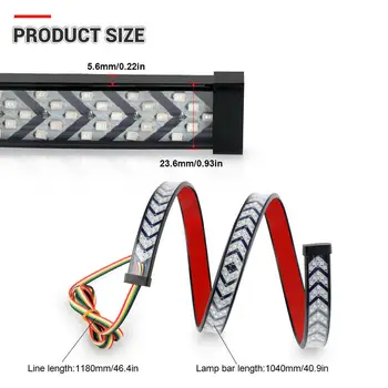 

Reversing Day Running Truck Tail Light Rear tail light Two-color pickup