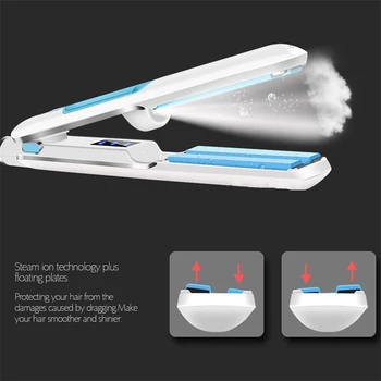 

Professional Hair Straightener Curler Multi-functional Steam Spray Hair Straighteners Ceramic Hair Care Flat Iron Styling Tool