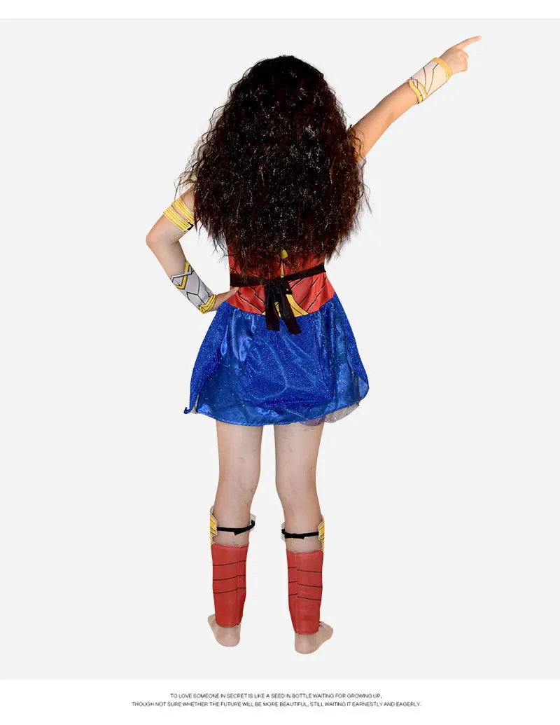 Deluxe Child Dawn Of Justice magical Woman Costume cosplay costume