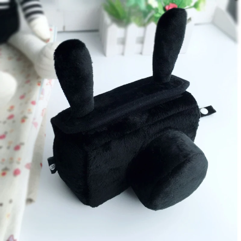 

CamDress black solid animal cute lightweight design Camera shoulder Thickening protection Senior handmade Customized Camera bag