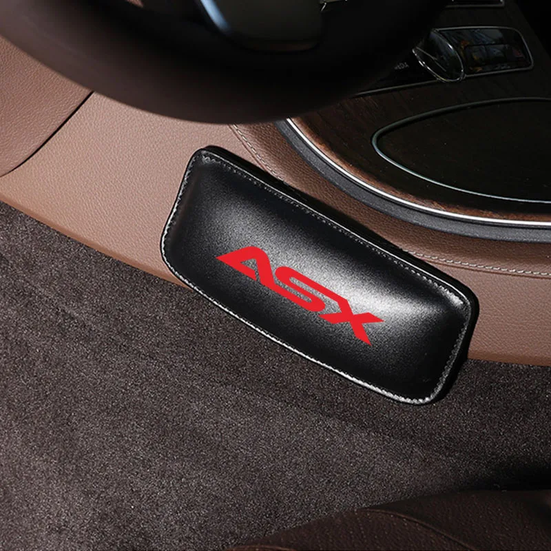 Подушка для ног, автомобильный наколенник, подлокотник для Mitsubishi AsX OutLANDER, аксессуары для салона автомобиля - Название цвета: BLACK red