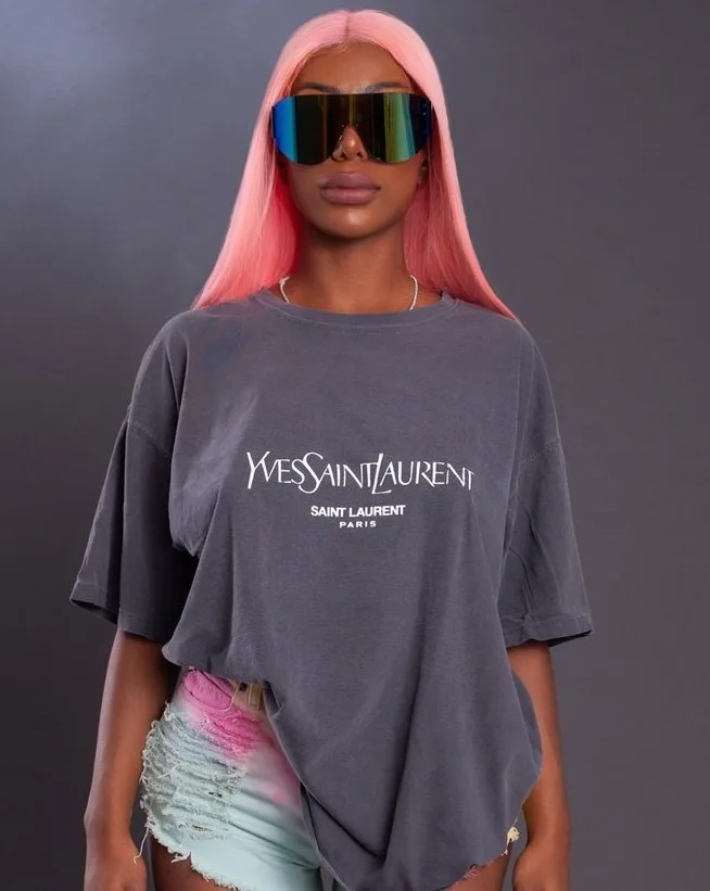 Летняя женская футболка Харадзюку, свободная футболка, Повседневная футболка с буквенным принтом, негабаритная футболка, женские топы с коротким рукавом зеленого цвета из чистого хлопка