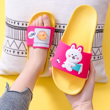 

TZLDN Indoor Women Beach Cute Slippers Summer Women Lady Low Open Peep Toe Sandals Non-slip Bathroom Home Shoes Slides wholesale