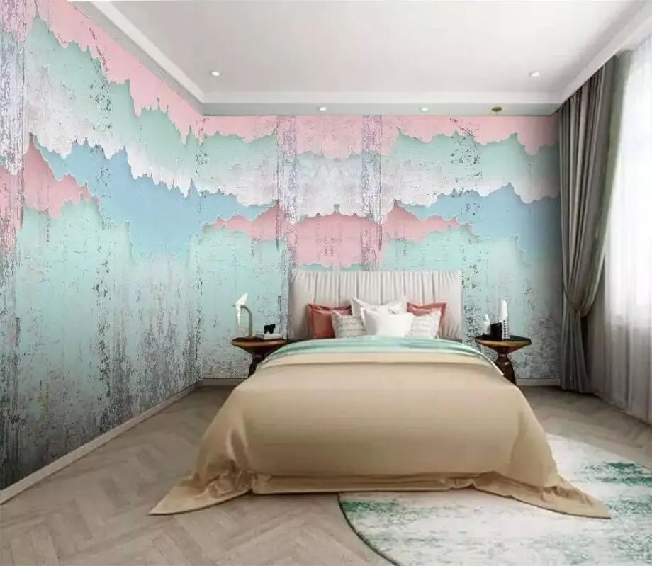 

Milofi custom 3D wallpaper mural large children's room boy girl cloud cloud full house background wall paper decoration wallpape