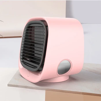 

Vieruodis USB Powered Mini Portable Desktop Air Conditioner Multi-function Humidifier Purifier Air Cooler Night Light