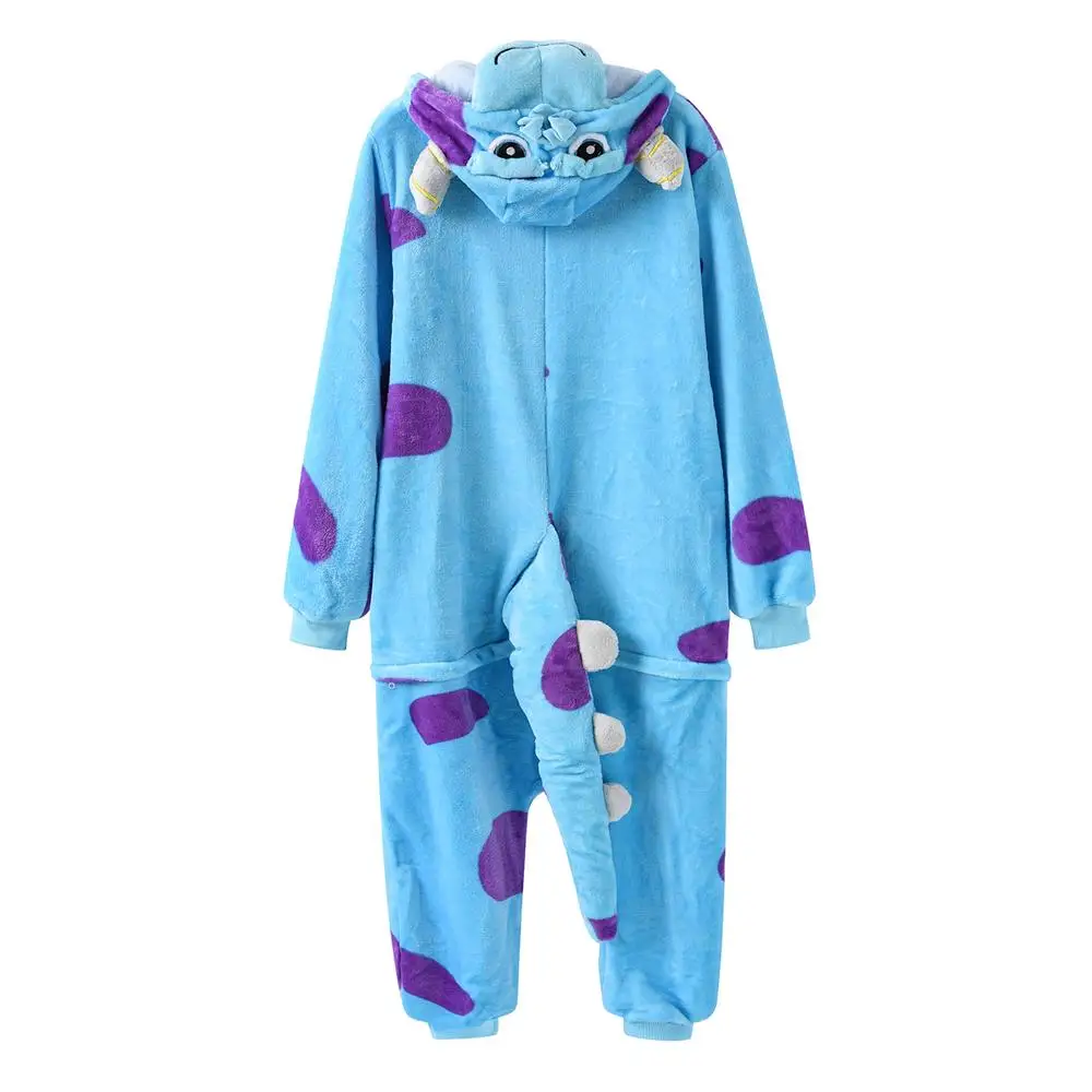Sully Mike Kigurumis Cartoon Onesie unisex para ogólnie