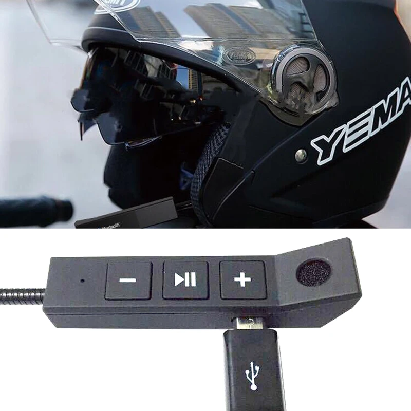 4,1+ EDR Bluetooth наушники анти-помехи для мотоциклетного шлема езда Hands Free наушники usb зарядка