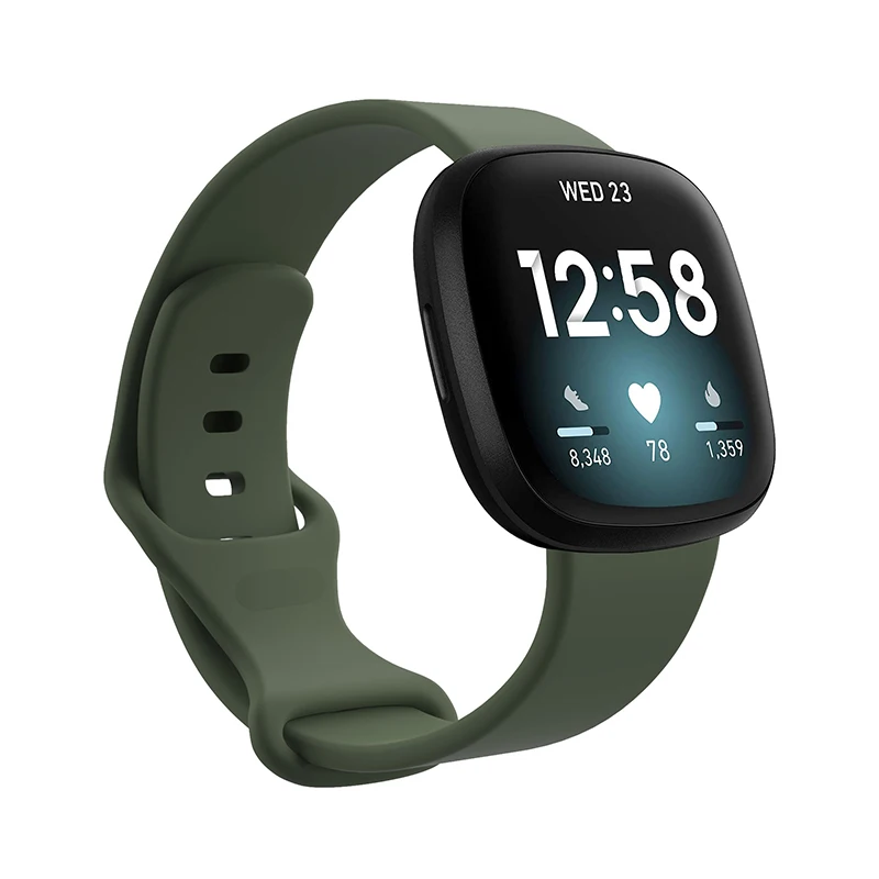 Correia de substituição colorida para Fitbit Versa, pulseira de liberação rápida, relógio inteligente Fitbit Sense, acessórios Versa3, 3, 4