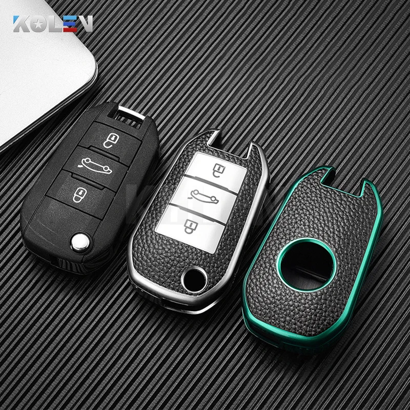 Cover chiave telecomando per Peugeot 208 2008 308 3008 408 4008 508 per Citroen C3 C4 CACTUS C5 C6 Picasso - H878516688e2c4f32b35c7250047446b3V