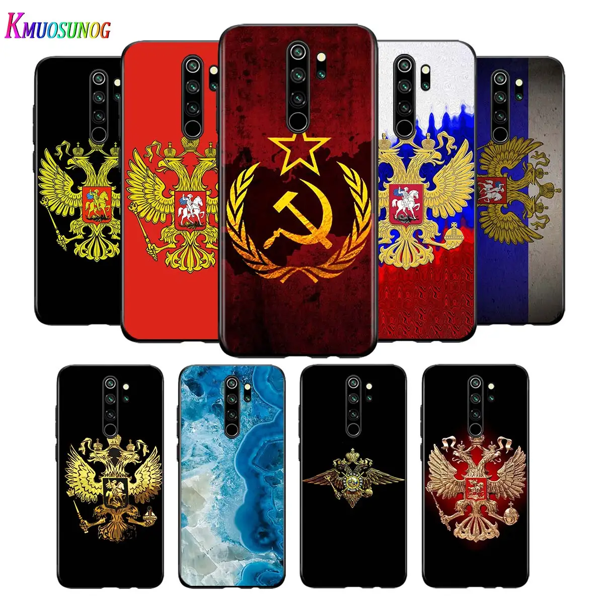 Чехол-накладка для Xiaomi Redmi Note 9 9S Max 8T 7 6 5 Pro 5A 4X 4 черный | Мобильные телефоны и