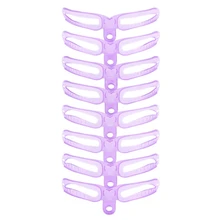 Макияж трафарет для бровей многоразового использования линейка для бровей Косметика для бровей форма для укладки шаблон карты Макияж Красота Комплект