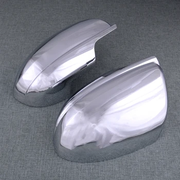 

DWCX 2pcs Silver ABS Car Side Door Rearview Wing Mirror Cover Trim Frame Molding Bezel Fit For Mazda 6 2009 2010 2011 2012