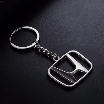 

High-grade For Honda Hollow Car Logo Metal Keychain Waist Hanging Key Ring Pendant Automobile Accessories 4s Shop Small Gifts