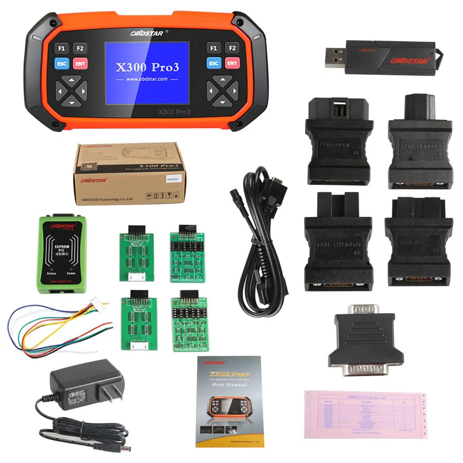 Полная посылка OBDSTAR X300 PRO3 Key Master| |