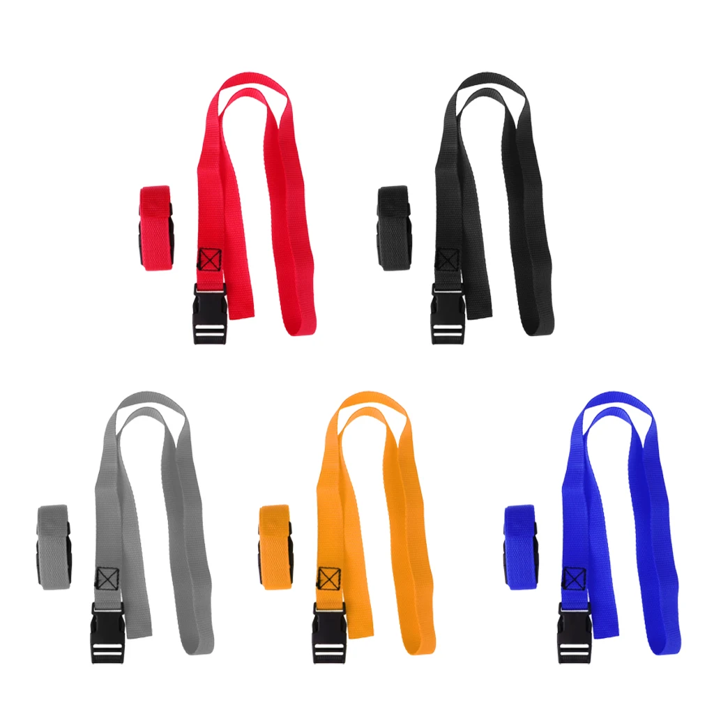 2pcs Nylon Golf Trolley Webbing Straps Quick Release Suitcase Luggage Tie Down Fastening Belt 250x2.5cm