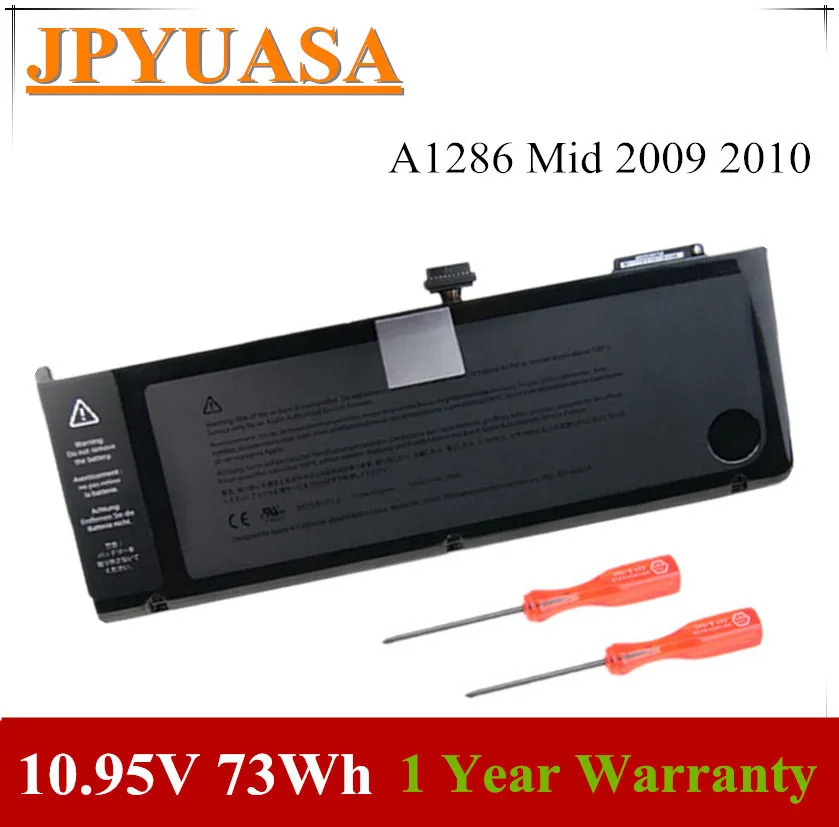 7XINbox 10.95V 73Wh A1321 A1286 Laptop Battery For MacBook Pro 15" Mid 2009 2010 661-5211 020-6380-A 661-5476 MB986LL/A | Компьютеры и