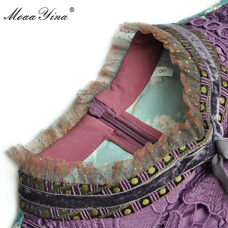 MoaaYina Fashion Designer dress Spring Women's