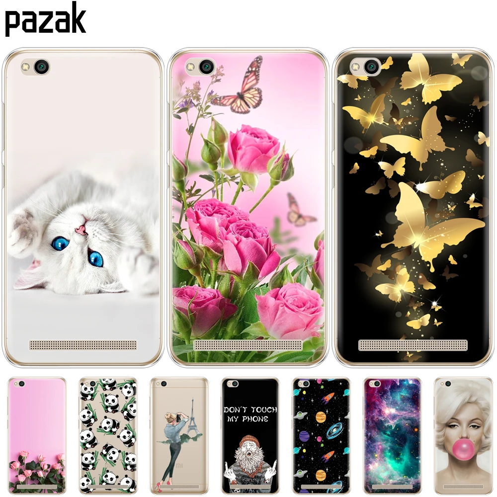 Silicone Case for Xiaomi Redmi 5A 5.0 inch Hongmi Shell Painted phone Cover 5a soft tpu protective coque |