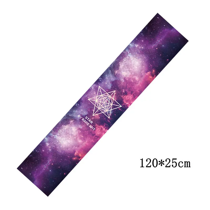 Лонгборд скейтборд Песочная бумага Griptape Нескользящая длинная доска защитная наклейка скейтборд мини крейсер Песочная бумага на открытом воздухе - Цвет: 6