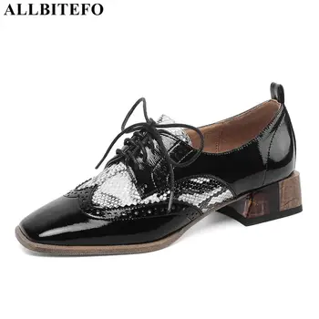 

ALLBITEFO new fashion brand high heels women shoes mixed colors women high heel shoes thick heel party women heels size:33-42