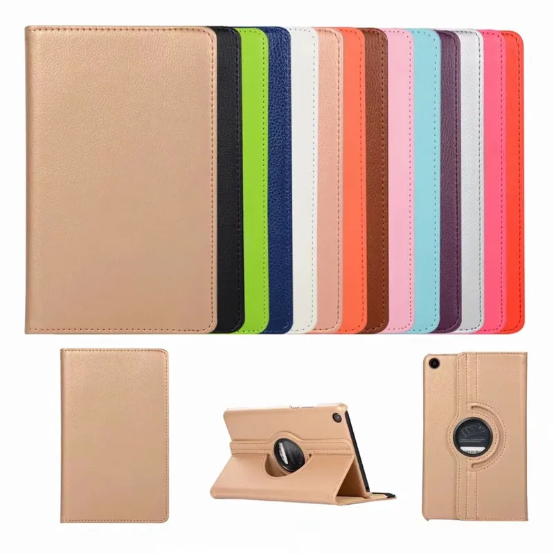 

Lichee Rotating Case for XiaoMi 4 8.0 8inch Case Tablet Back PU Cover Protective Skin