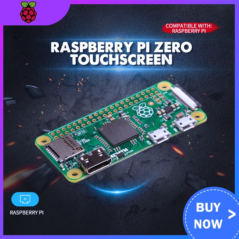 Raspberry Pi zero W + 1 54 дюймовый мини игровой ЖК экран для pi W/3B/3B +|Аксессуары
