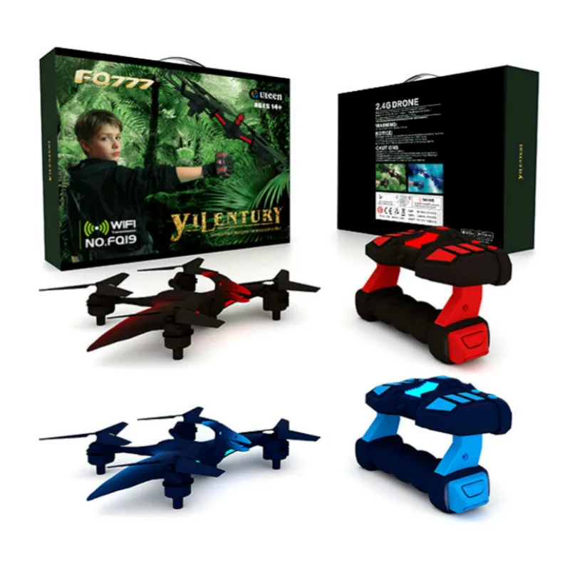 

WiFi FPV Pterodactyl RC Drone 720P Camera HD Aerial Video Fixed Height Gravity Sensor RC Quadcopter Aircraft Toys Kid
