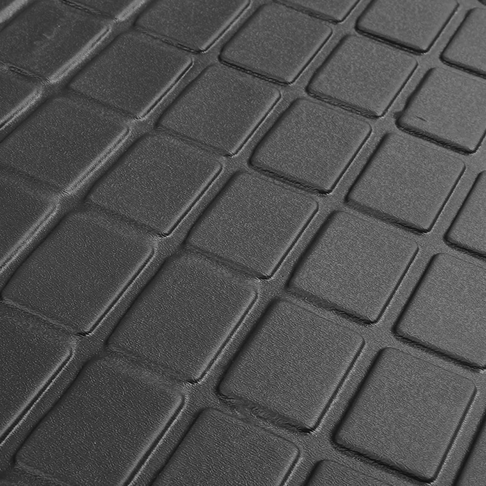 Авто ТПЭ черного цвета передний лоток Коробка коврик грузовой износостойкий коврик для Tesla модель 3