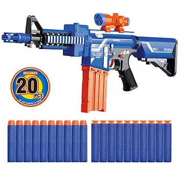 

2020 New Kids Blaster Gun Toy, Semi-Automatic Blaster Shooter with Speed-Load Technology, Sight Attachment Kids Toy