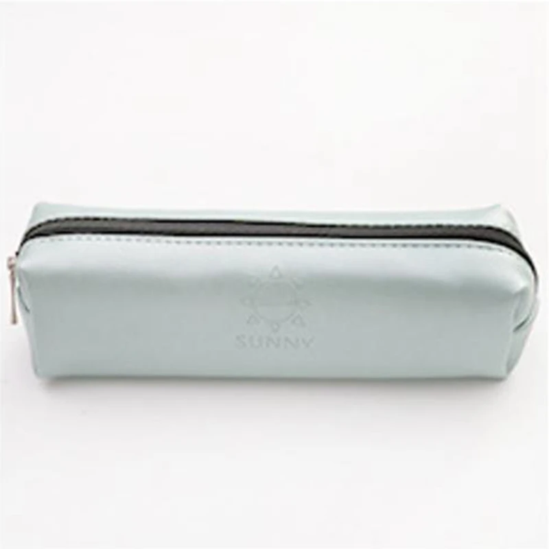 1 Pcs Kawaii Pencil Case Small Refreshing Large Capacity School Pencil Box Pencilcase Pencil Bag School Supplies Stationery - Color: GR