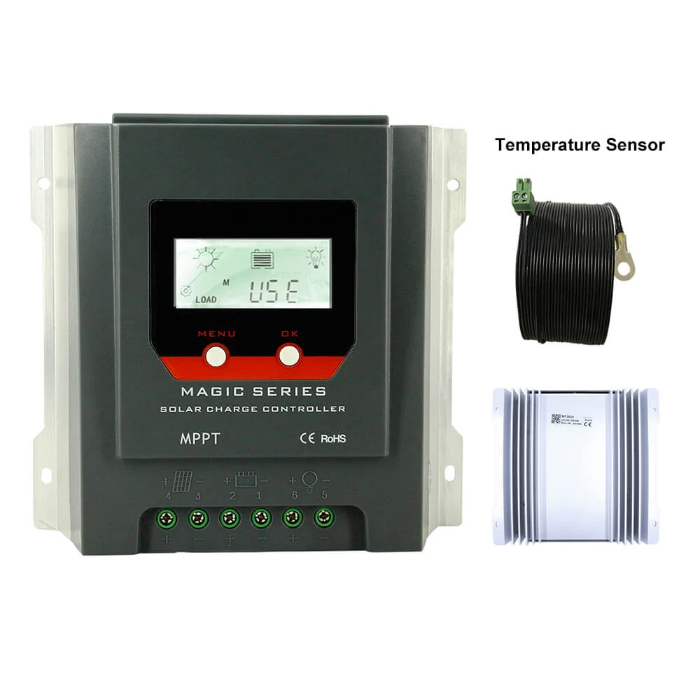 

30A Solar Controller MPPT Street Light Controller Mobile Phone LCD display