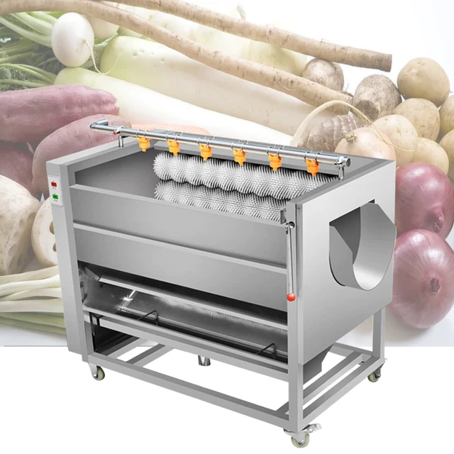 Commercial electric restaurant industrial potato peeler machine price fruit vegetable  potato peeling machine - AliExpress