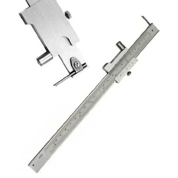 

Stainless Steel Vernier Caliper W/ Carbide Scriber Parallel Gauge Measuring Tool