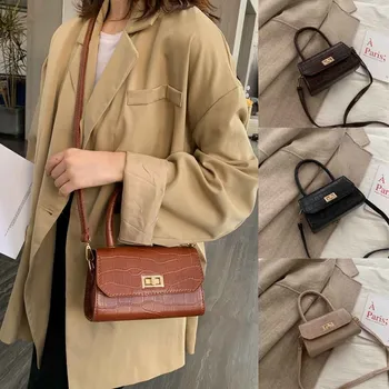 

Crossbody Bag New Elegant Crocodile Pattern Shoulder Bag WomenCrossbody Bag For Women Small Handbag New Shoulder Bag 2019
