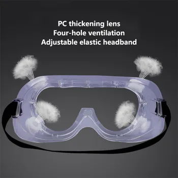 

Protective Goggles Glasses for Work Antiviral Safety Cycling Eyewear Anti-fog Transparent Swimming Goggles Eye Mask Protection