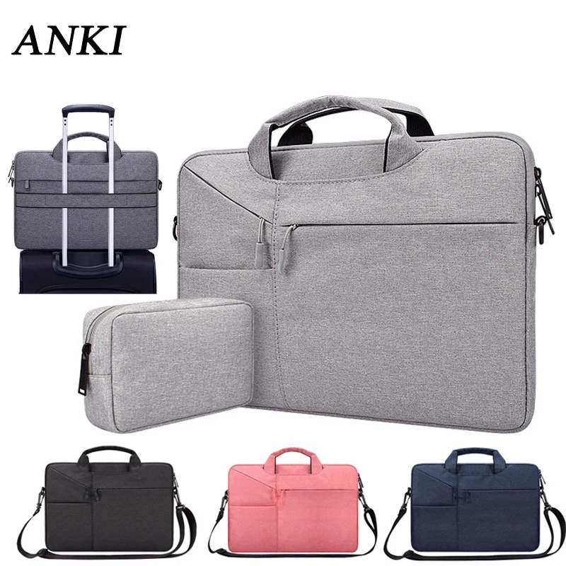 Водонепроницаемая Сумка наплечные сумки 14 15,6 дюймов для MacBook Xiaomi Air 13 Pro 15 сумка для ноутбука для lenovo hp чехол для ноутбука